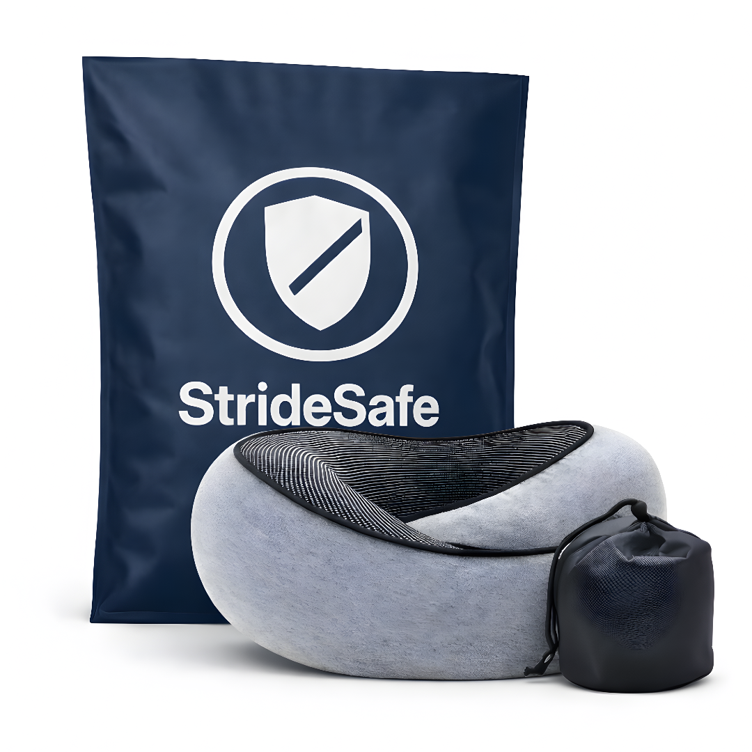 StrideSafe™ Nackkudde – Sov tryggt och bekvämt!
