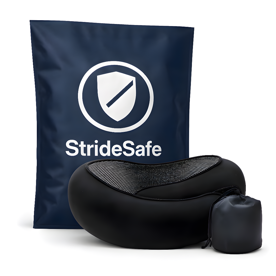StrideSafe™ Nackkudde – Sov tryggt och bekvämt!