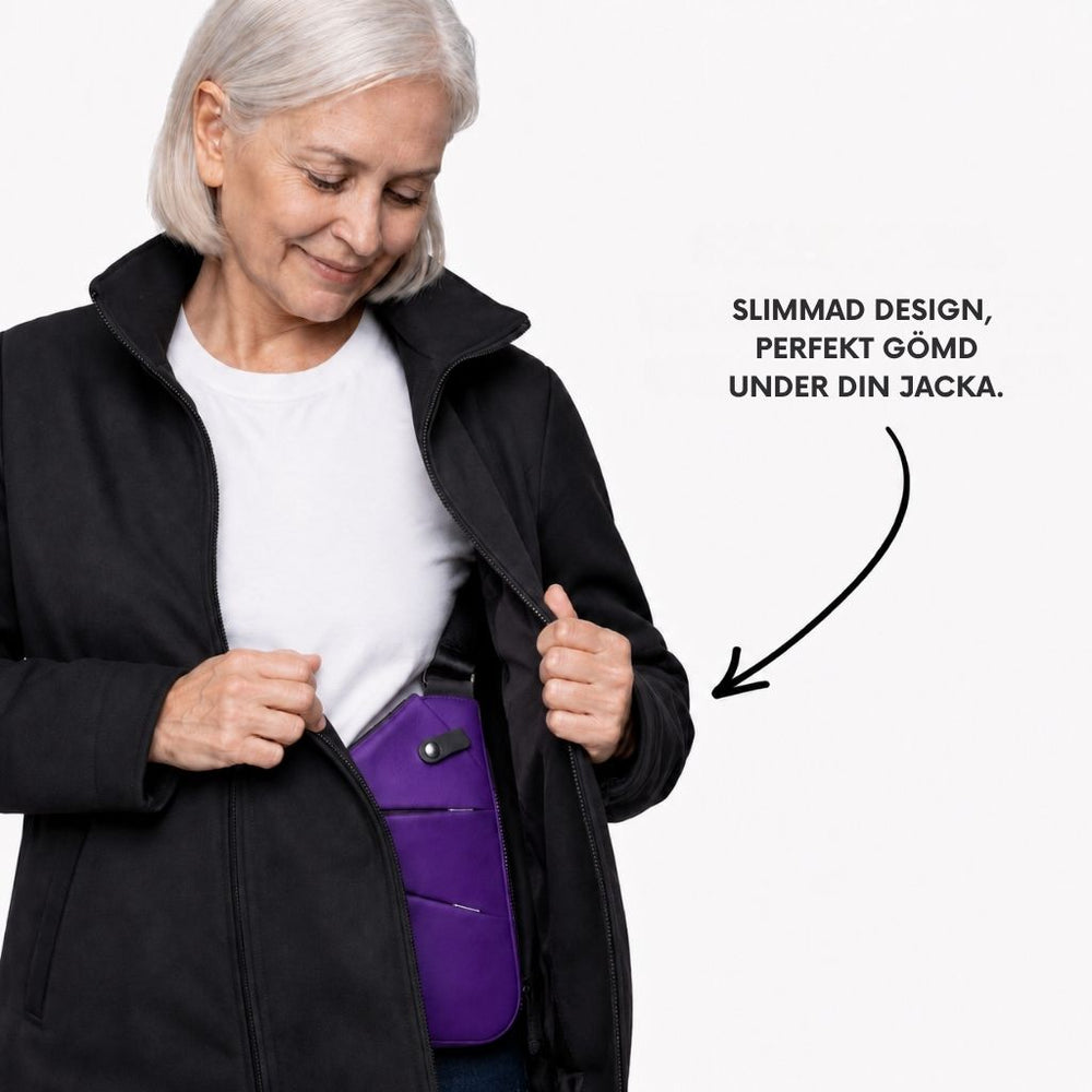 Slimmad design, perfekt gömd under din jacka