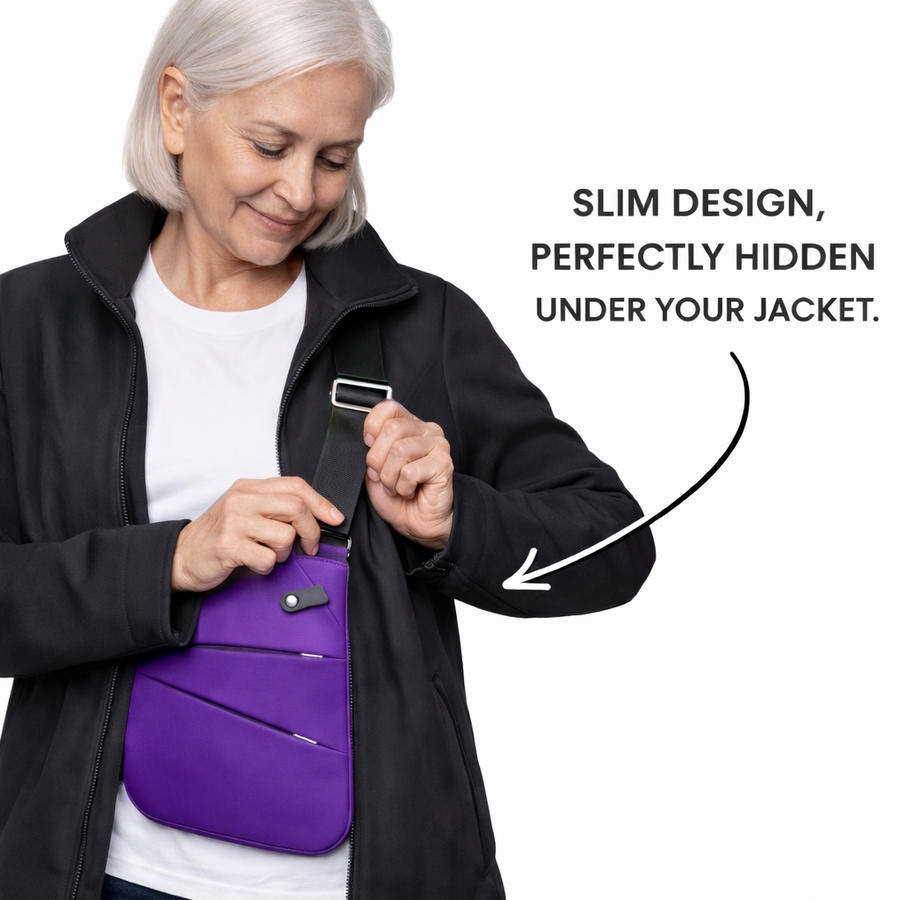 StrideSafe™ stöldsäker axelväska