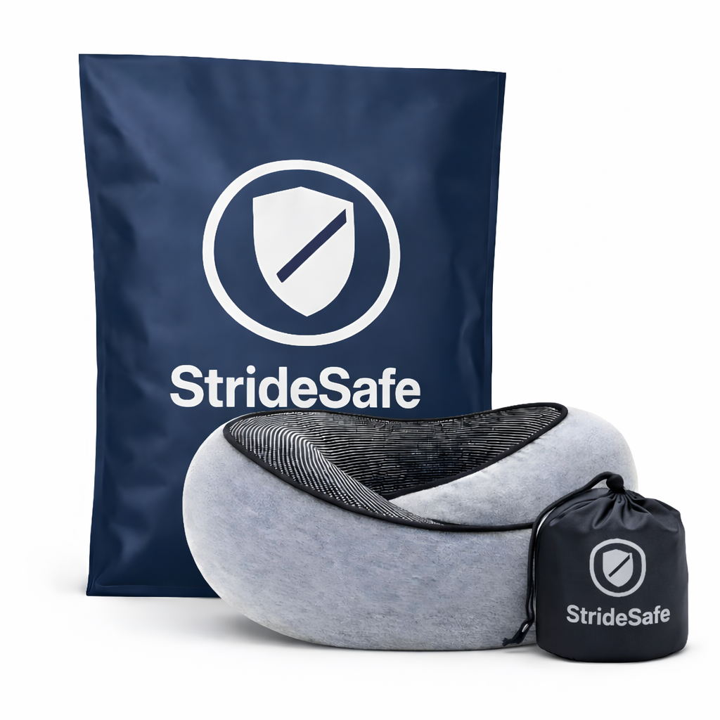 StrideSafe™ Nackkudde – Sov tryggt och bekvämt!
