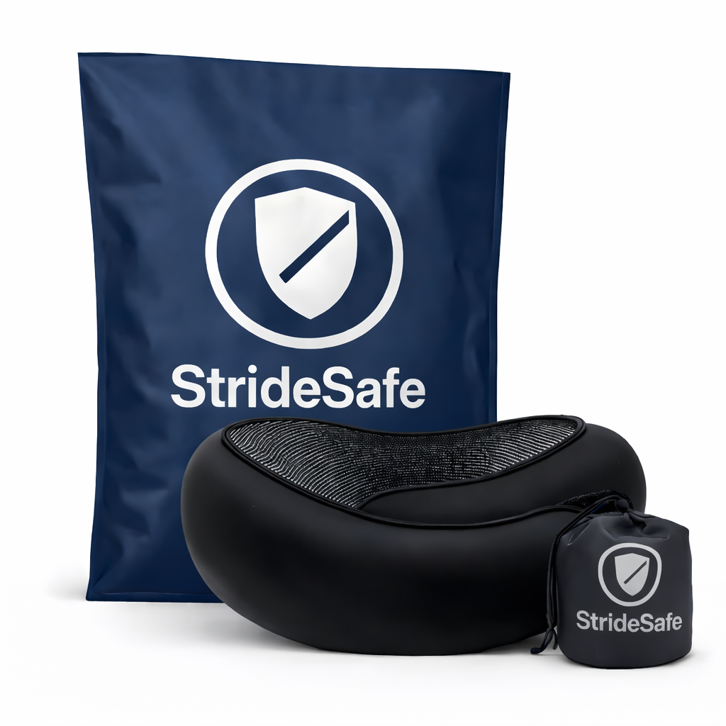 StrideSafe™ Nackkudde – Sov tryggt och bekvämt!