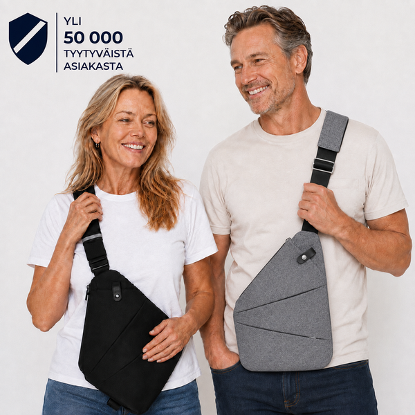 StrideSafe™ stöldsäker axelväska
